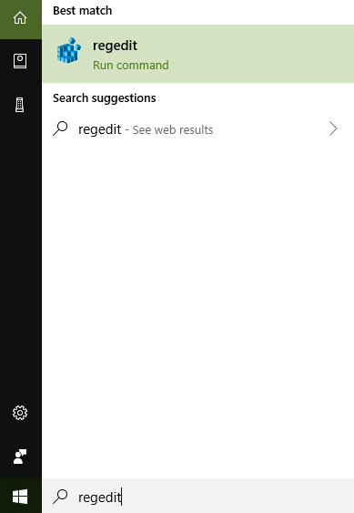 regedit search